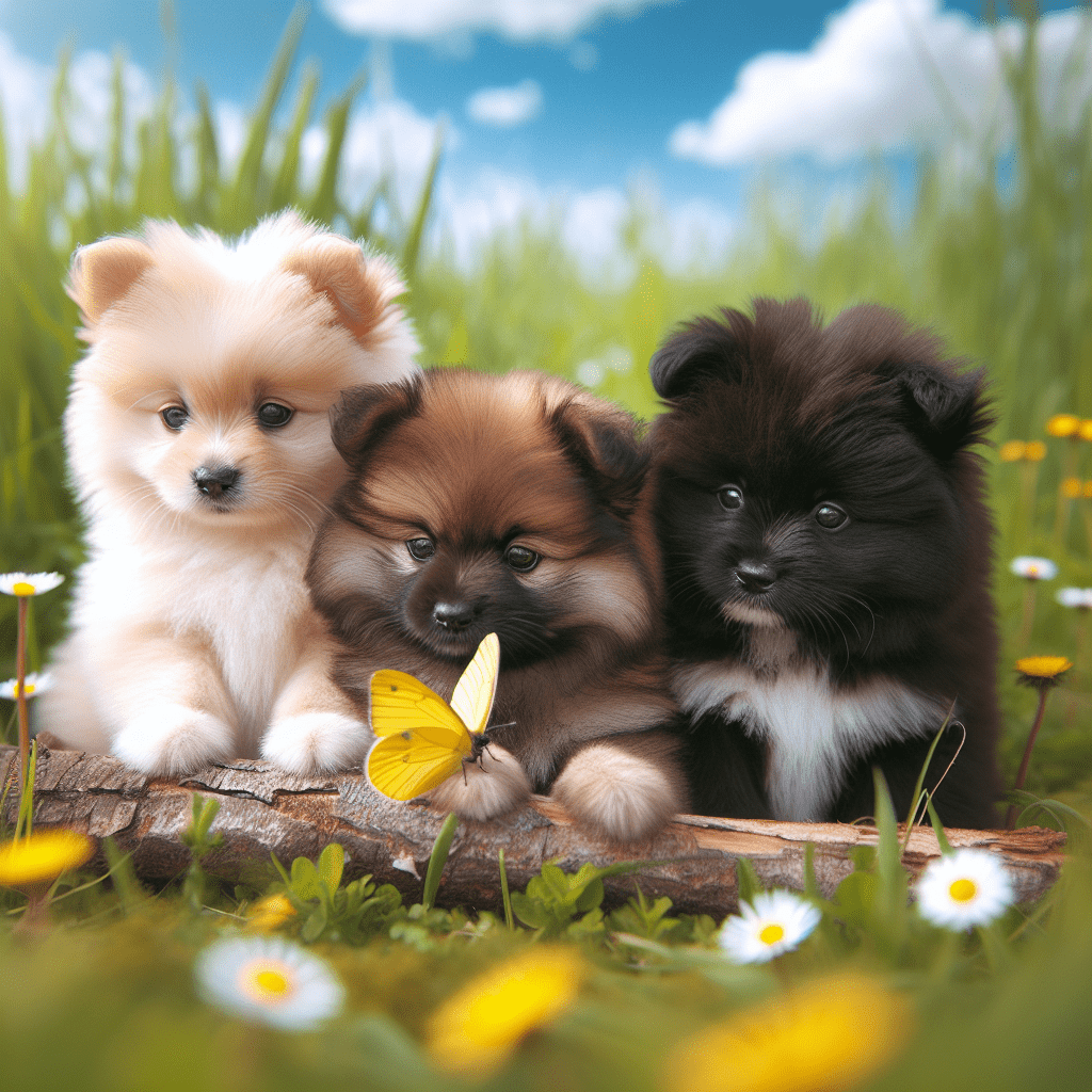 German spitz puppies